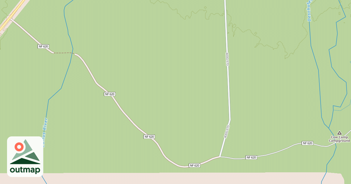 Map of COW MEADOW CAMP