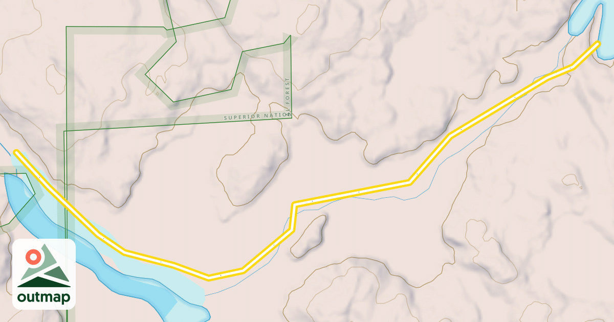 Map of Korb Creek Trail