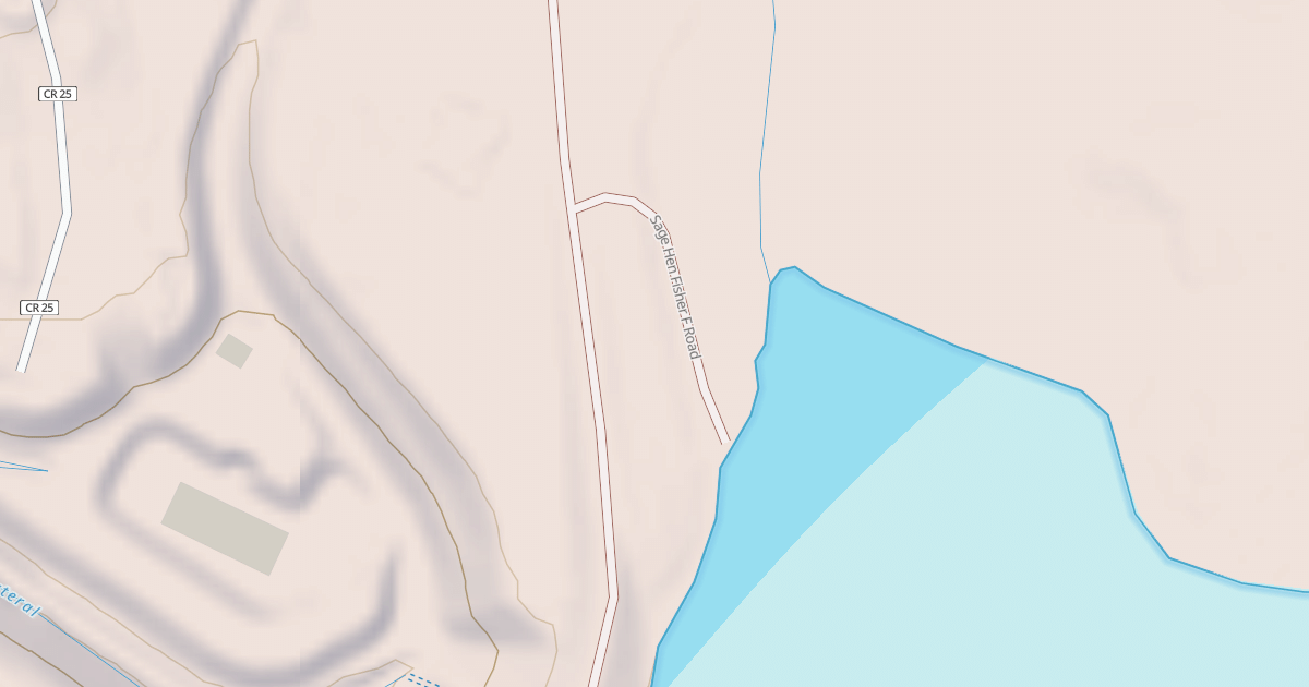 Map preview of SAGE HEN FISHER  F