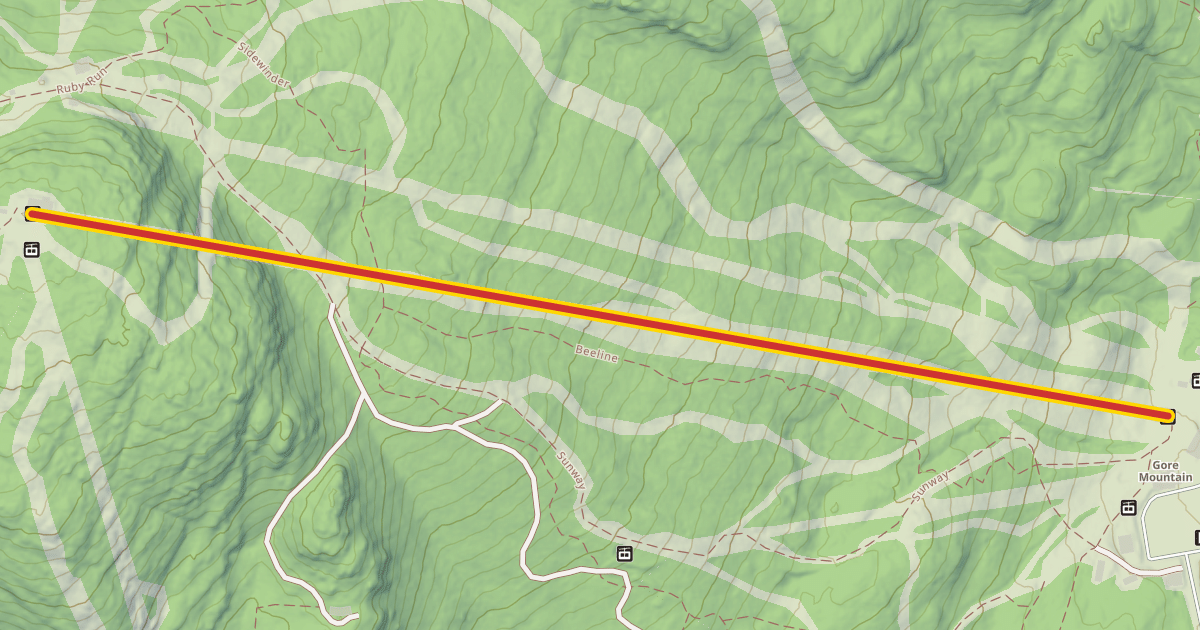 Map preview of Northwoods Gondola
