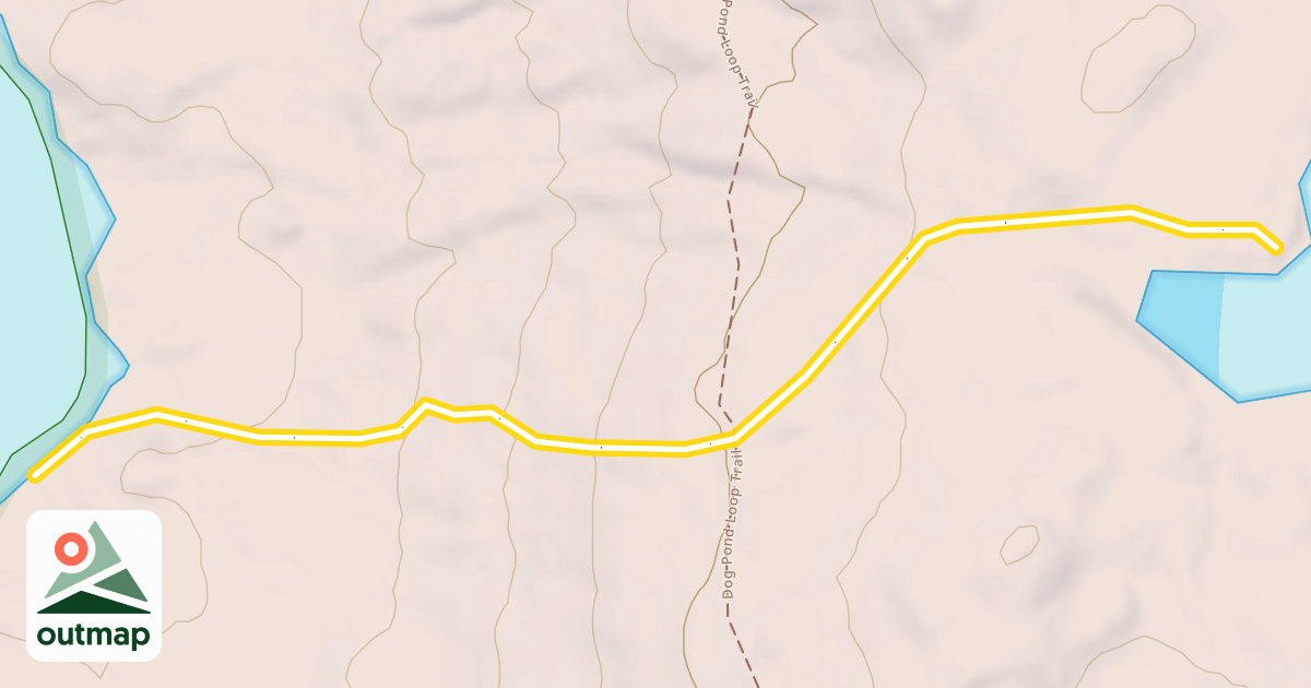 Map of Hedgehog Pond Trail