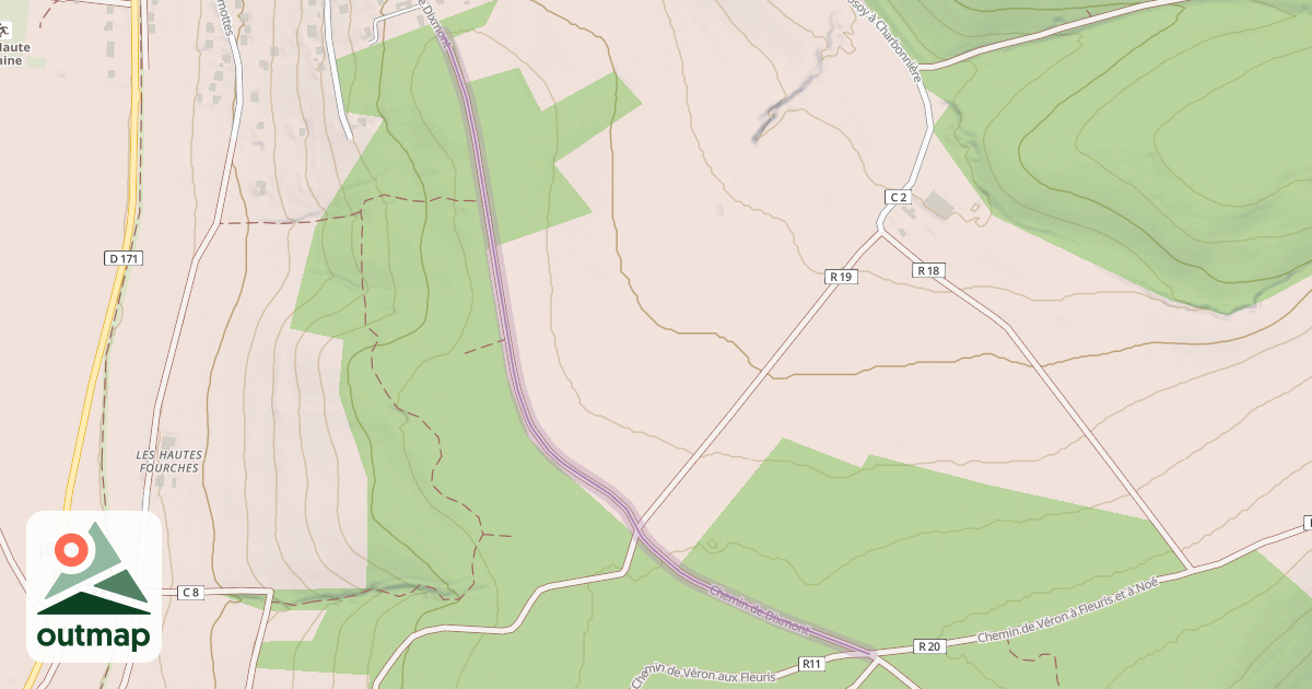 Map of Chemin de Dixmont
