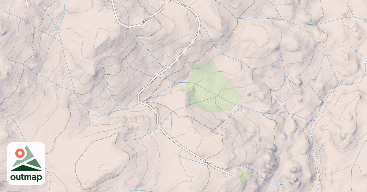 Map of CLEAR CUT B SPUR