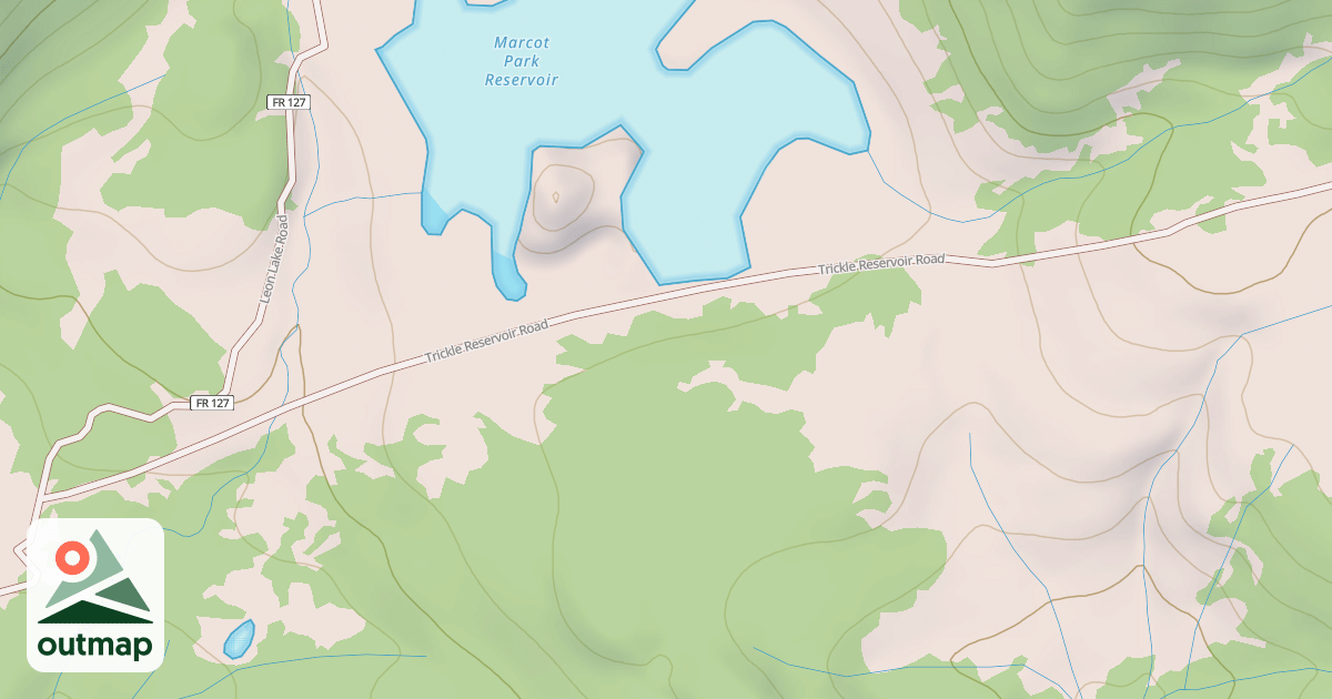 Map of TRICKLE RESERVOIR