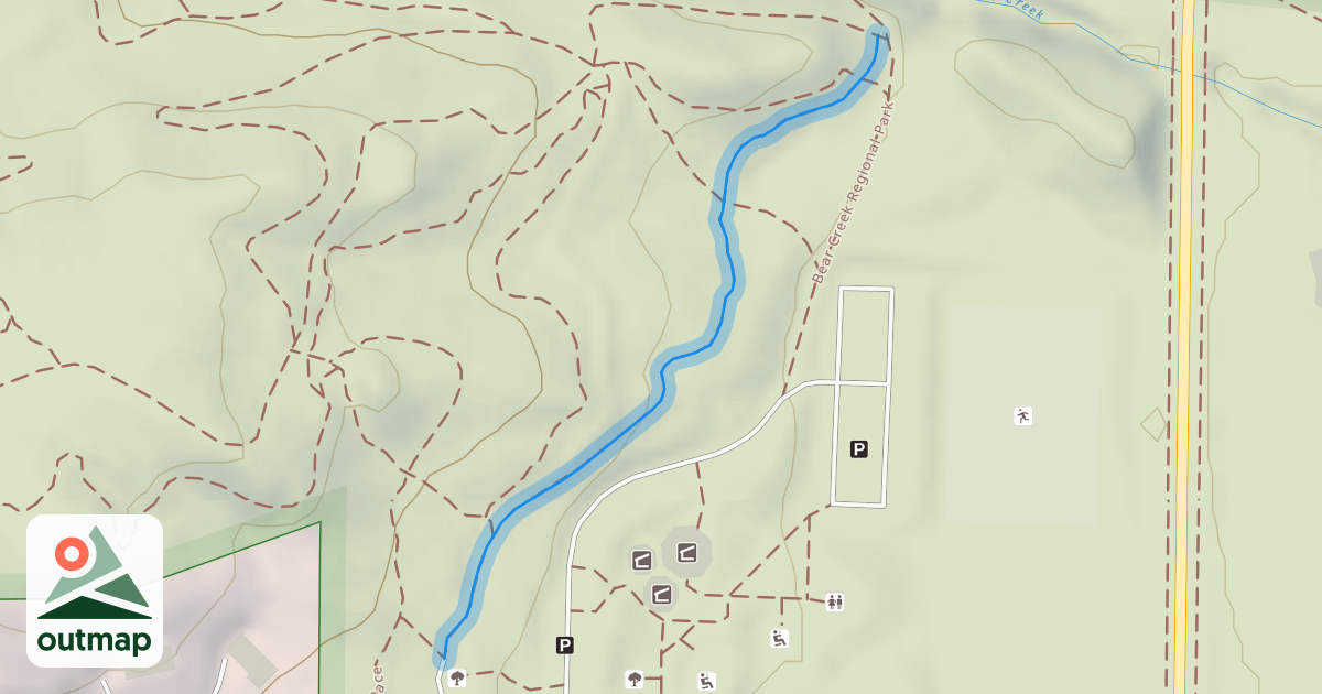 Map of Bear Creek Race