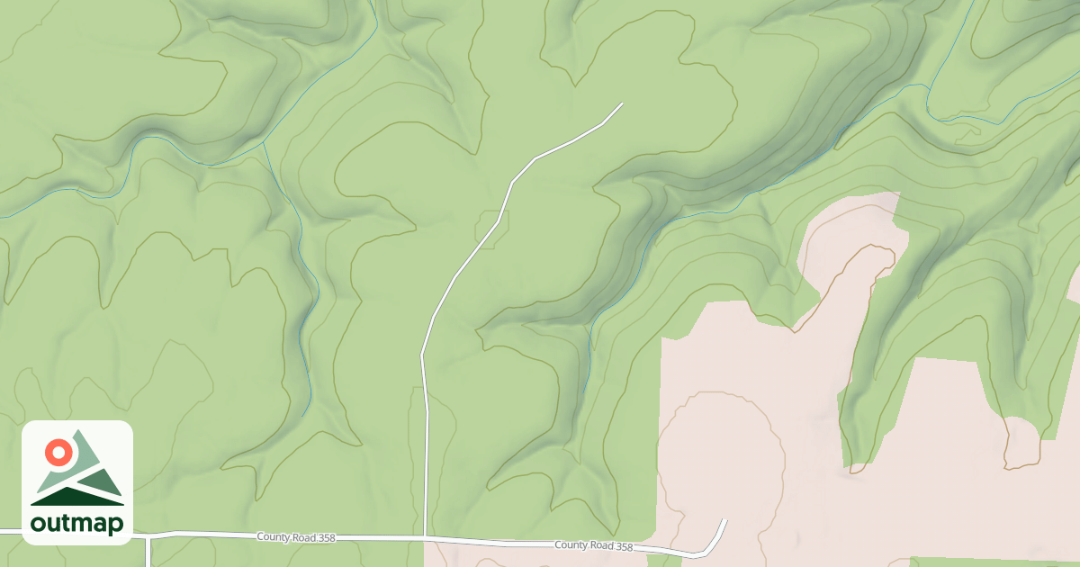 Map of TOADY HOLLOW