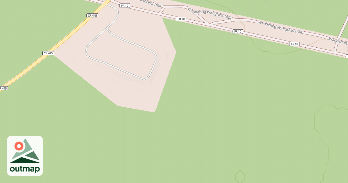 Map of WANDERING WIREGRASS ENTRANCE