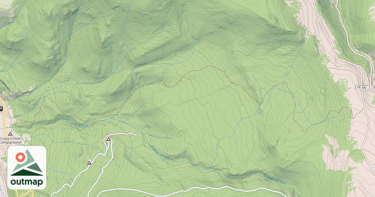 Map of Cross Creek