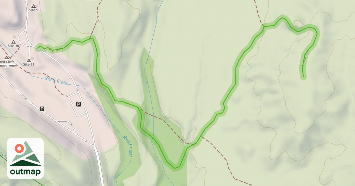 Map of Anasazi