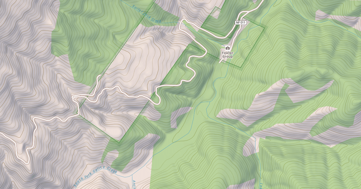 Map preview of GALICE CREEK