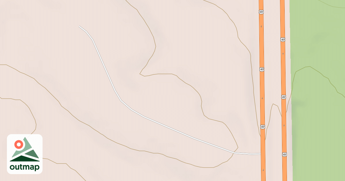 Map of USFS Motor Vehicle Use Map Roads {CF83988C-F963-4B69-AA4C-495D17A44CFA}