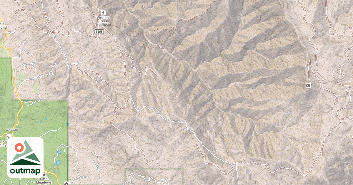 Map of FOOTMAN RIDGE