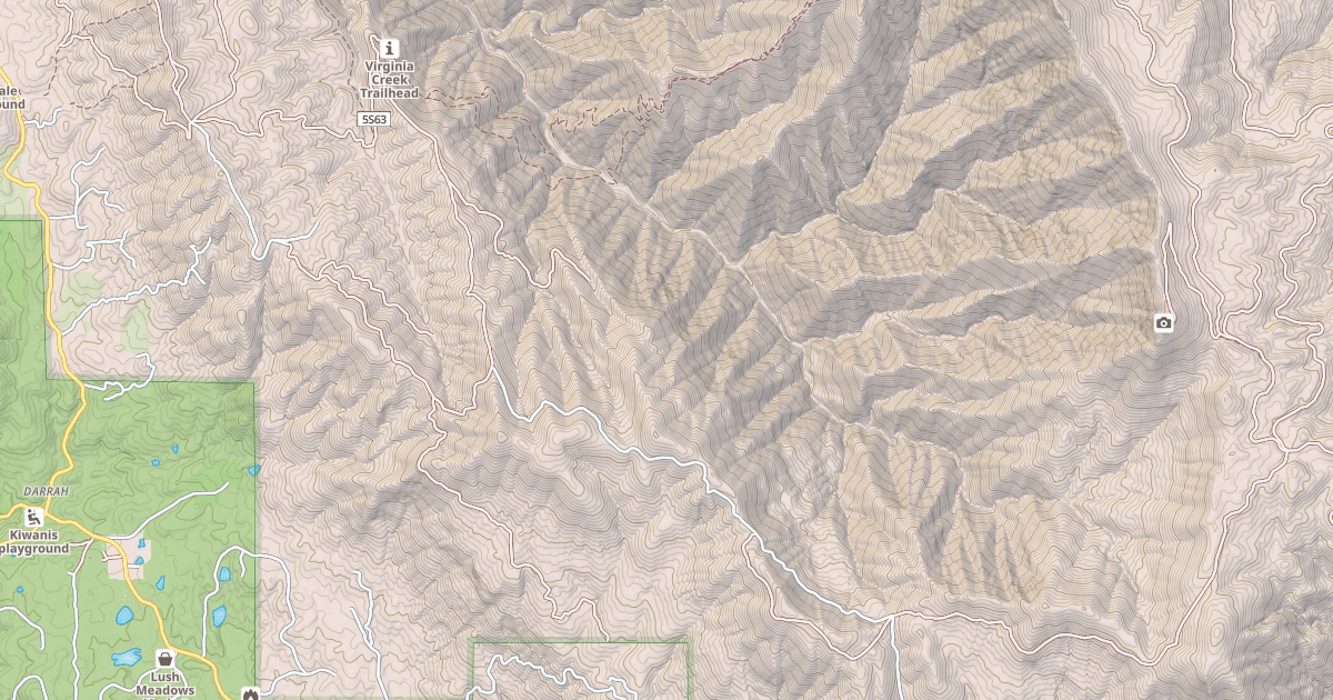 Map preview of FOOTMAN RIDGE