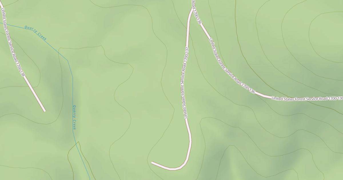 Map preview of USFS National Forest System Roads {E459C5A2-844D-4E17-94F5-7274F304AC7F}