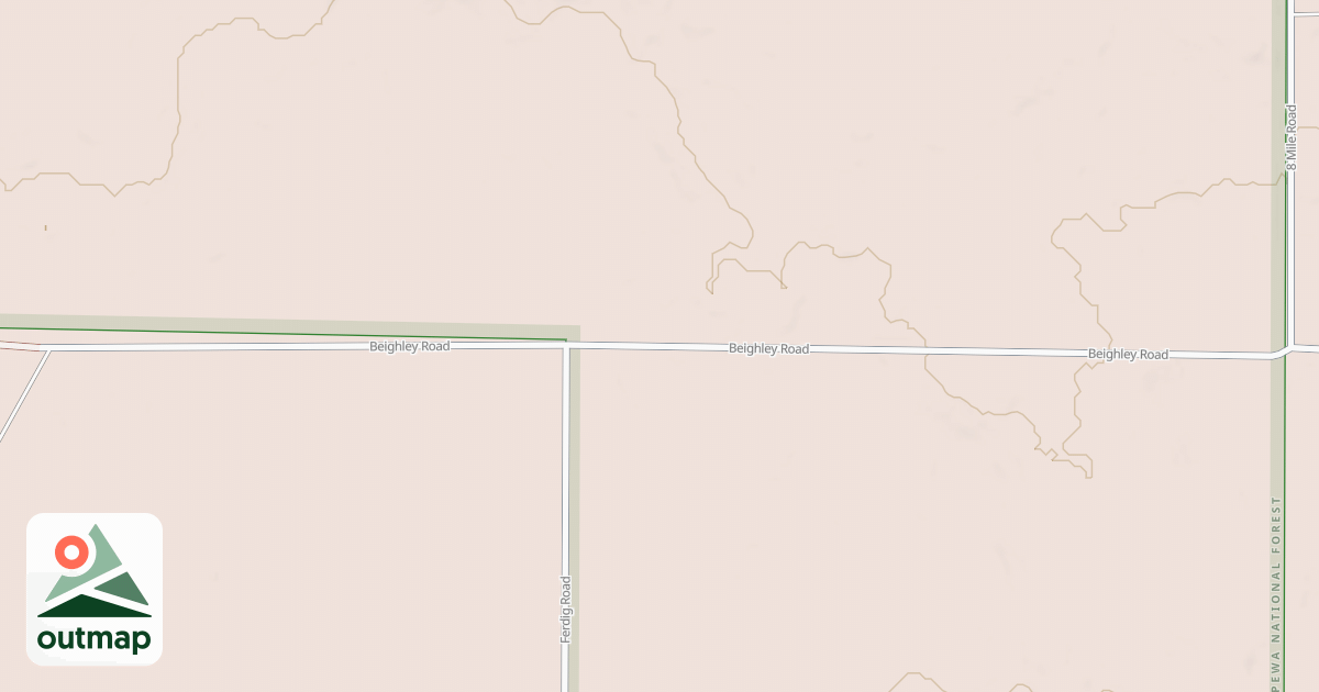 Map of EAST SKIMMERHORN CREEK