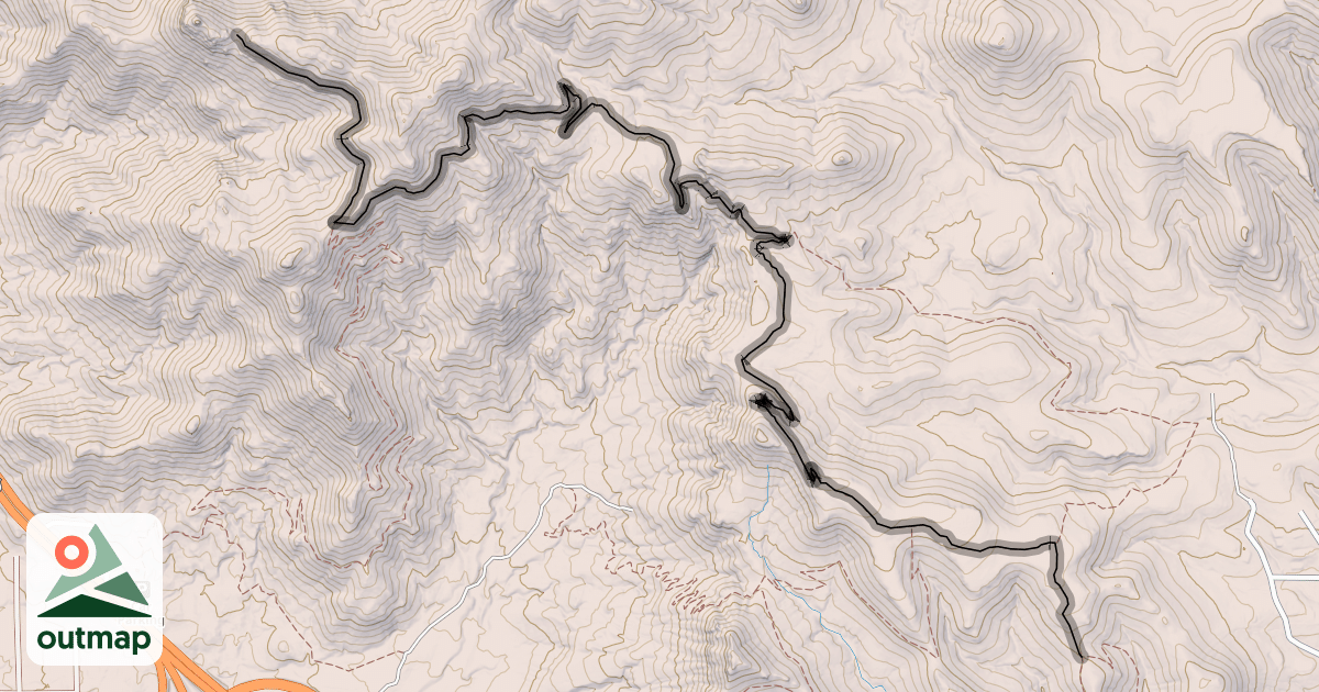 Map of Castle Rock Trail