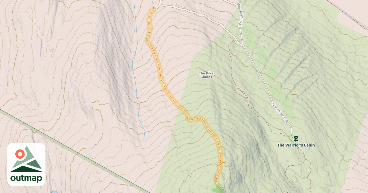Map of Joan Wolter Trail