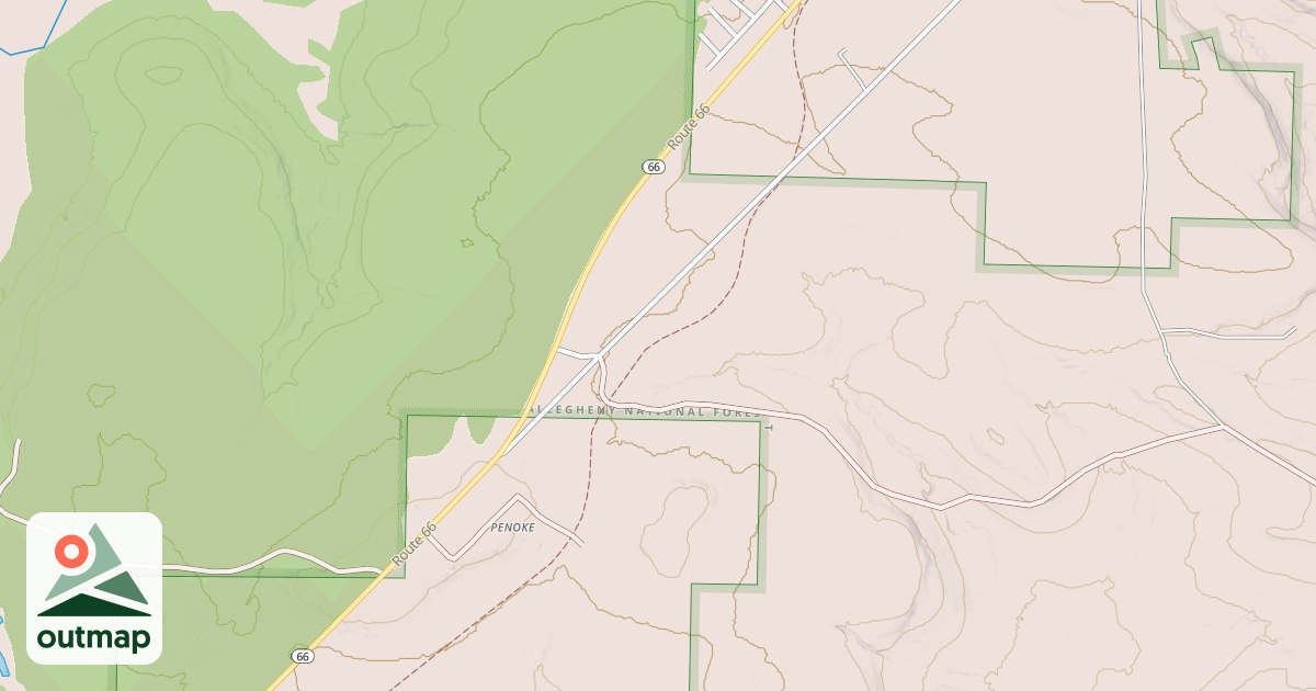 Map of Penoke Bike