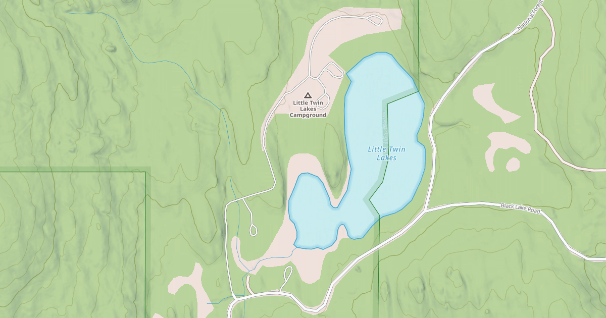 Map preview of LITTLE TWIN CAMPGROUND DRIVE