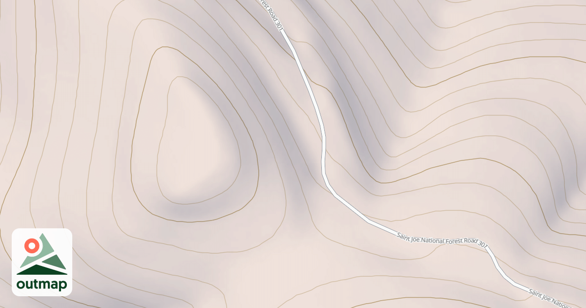 Map of GOLD NUGGET