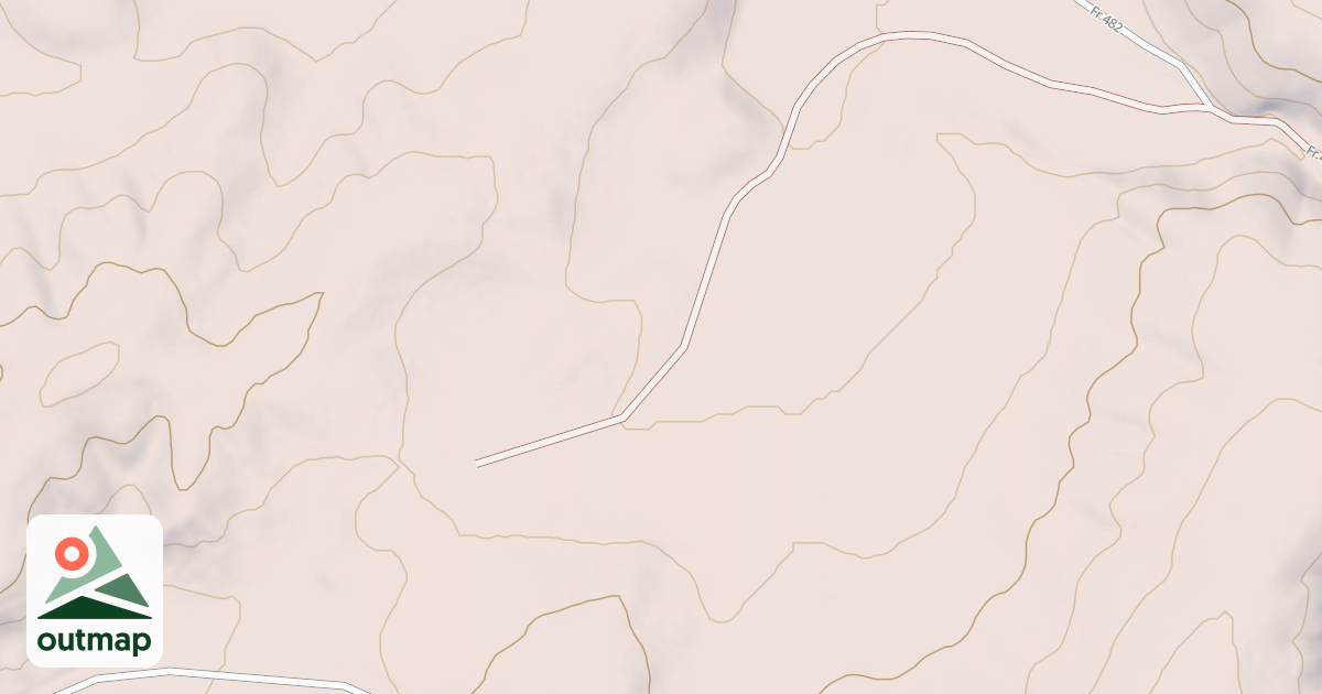 Map of NUGGET NORTH