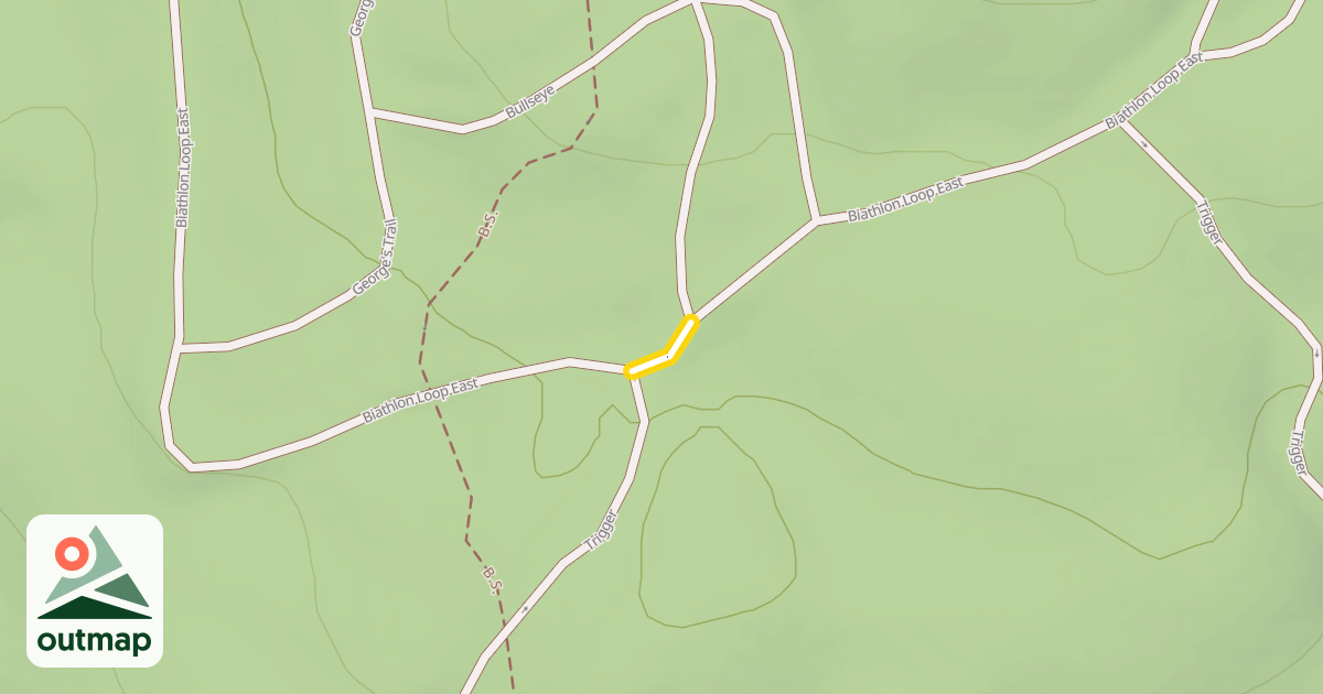 Map of Biathlon Loop East