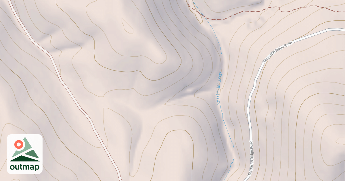 Map of BRONSON SPUR