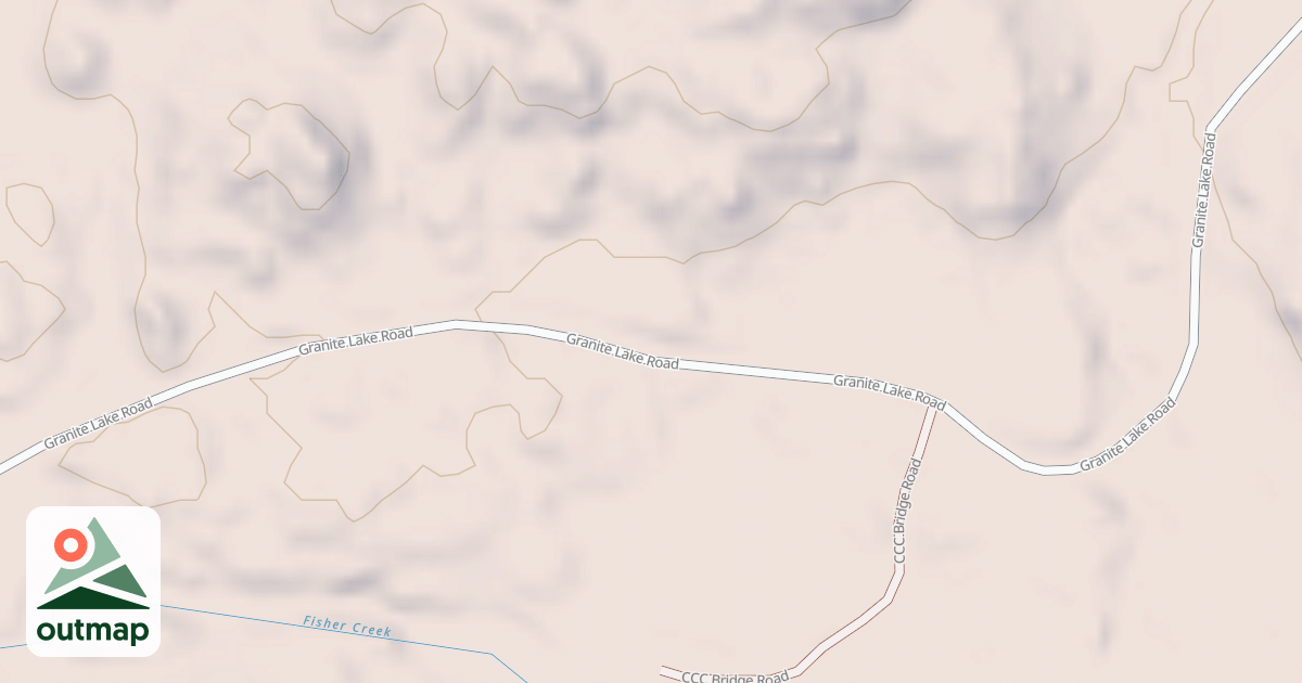 Map of GRANITE LAKE