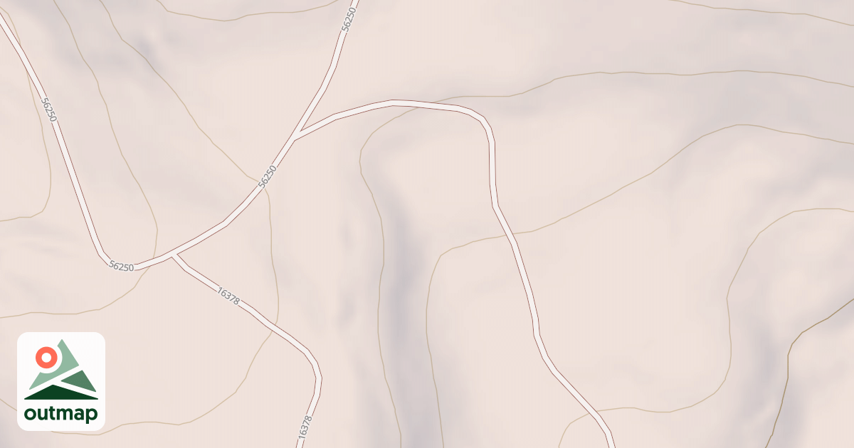 Map of CORNWALL BASIN SPUR