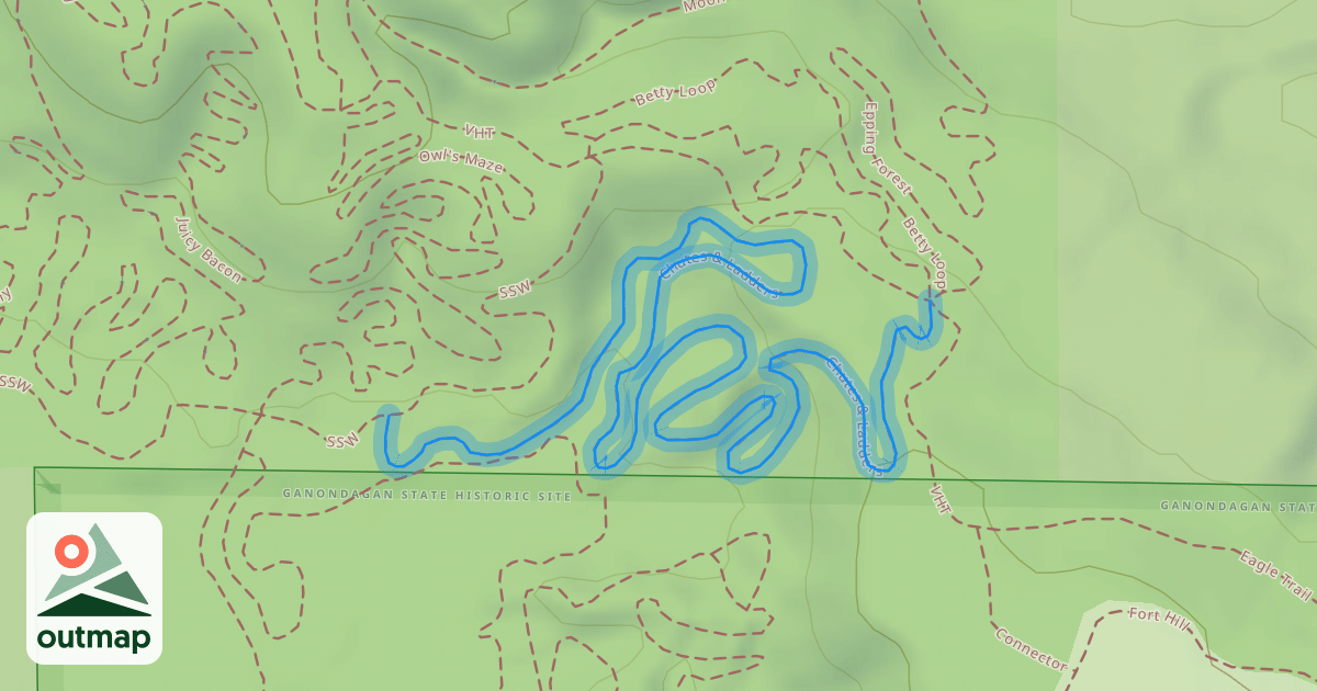 Map of Chutes & Ladders