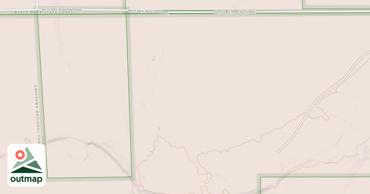 Map of BIRCH BARK ROAD SPUR D
