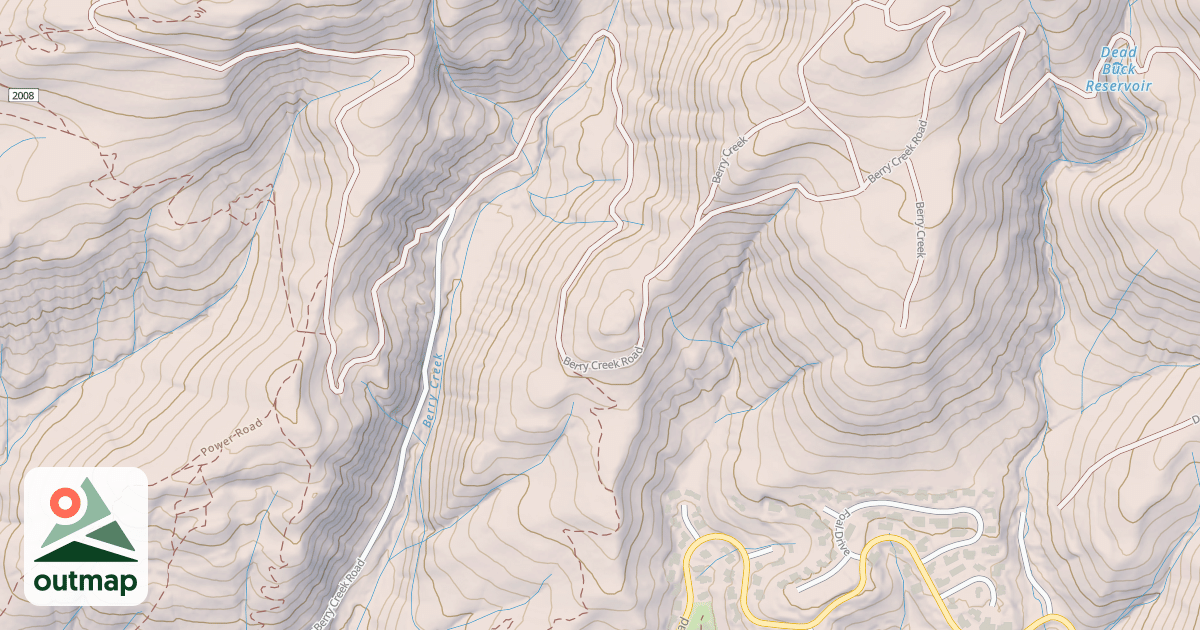 Map of BERRY CREEK