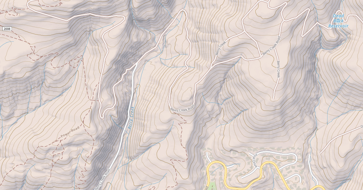 Map preview of BERRY CREEK