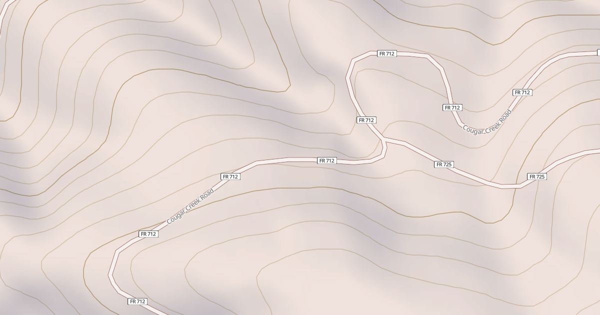 Map preview of COUGAR CREEK