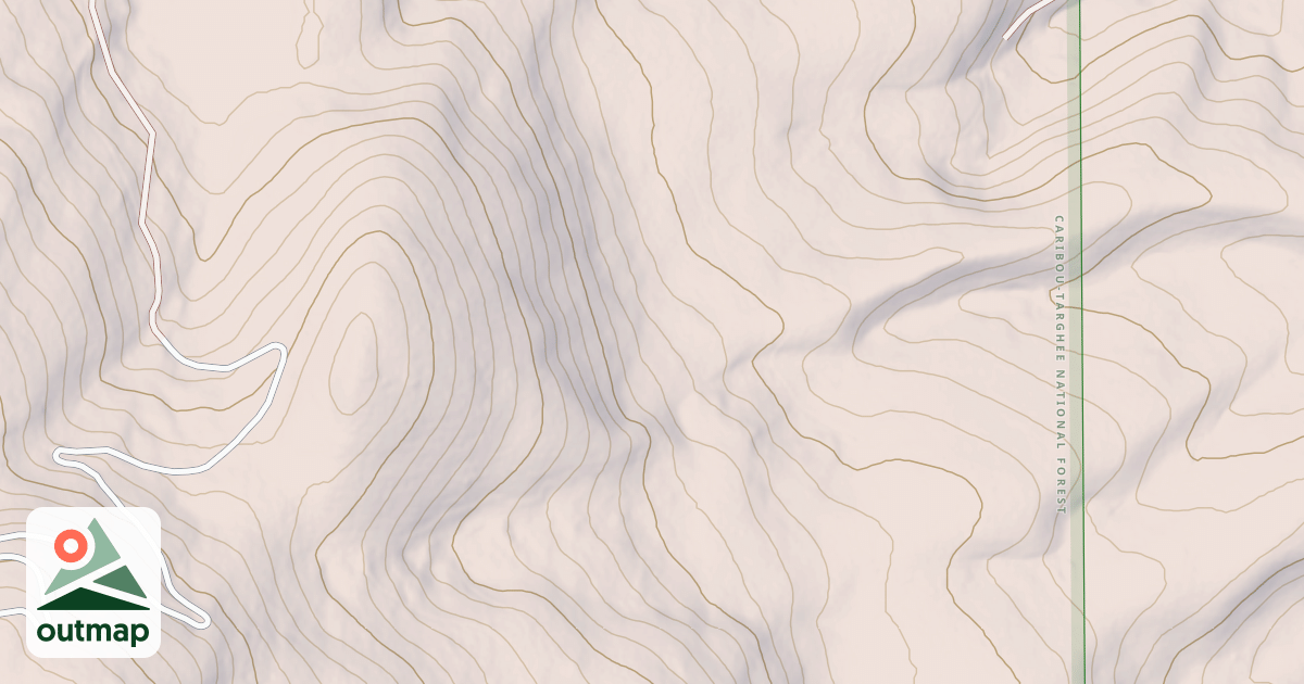 Map of THREE PONDS