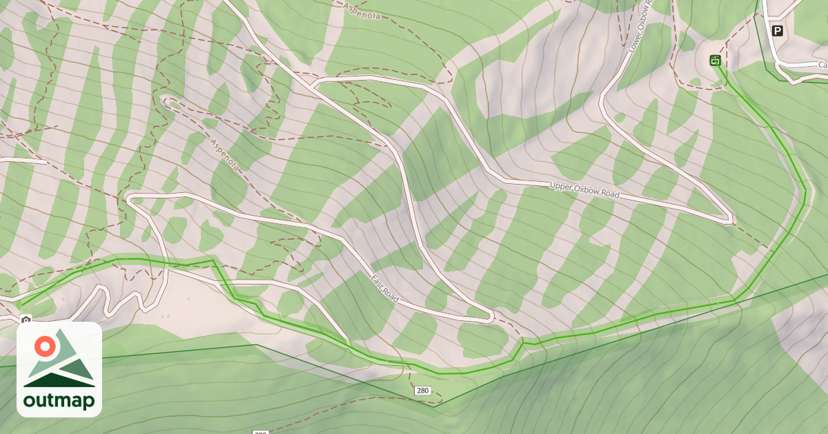 Map of Evershine Ridge