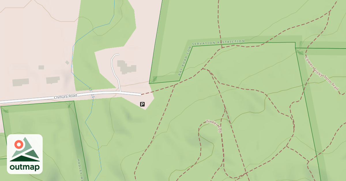 Map of College Ski Trail