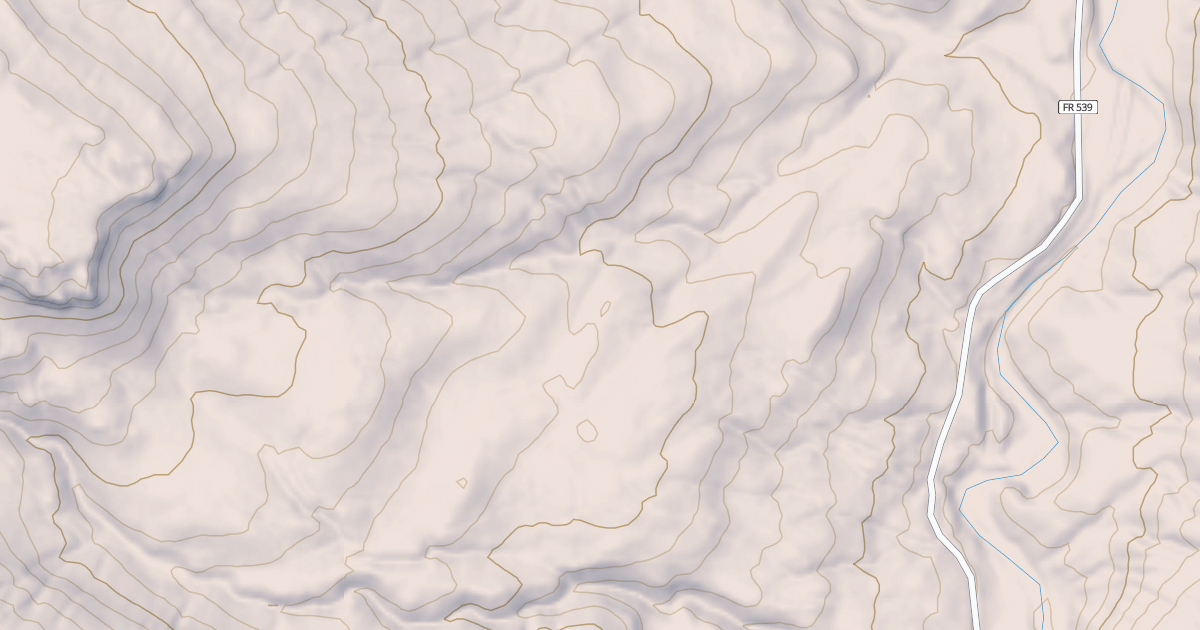 Map preview of USFS Motor Vehicle Use Map Roads {549E09DB-4ED2-402B-A60E-673B6E941D74}