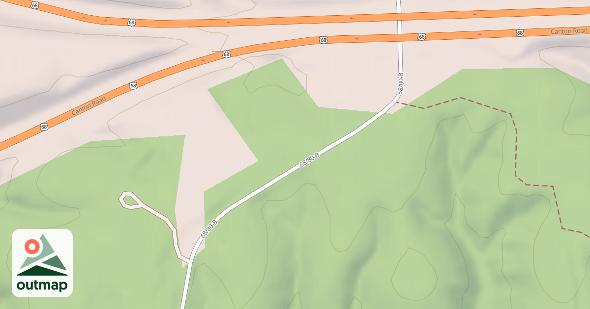 Map of ENGLISH HILL TRAILHEAD RD.