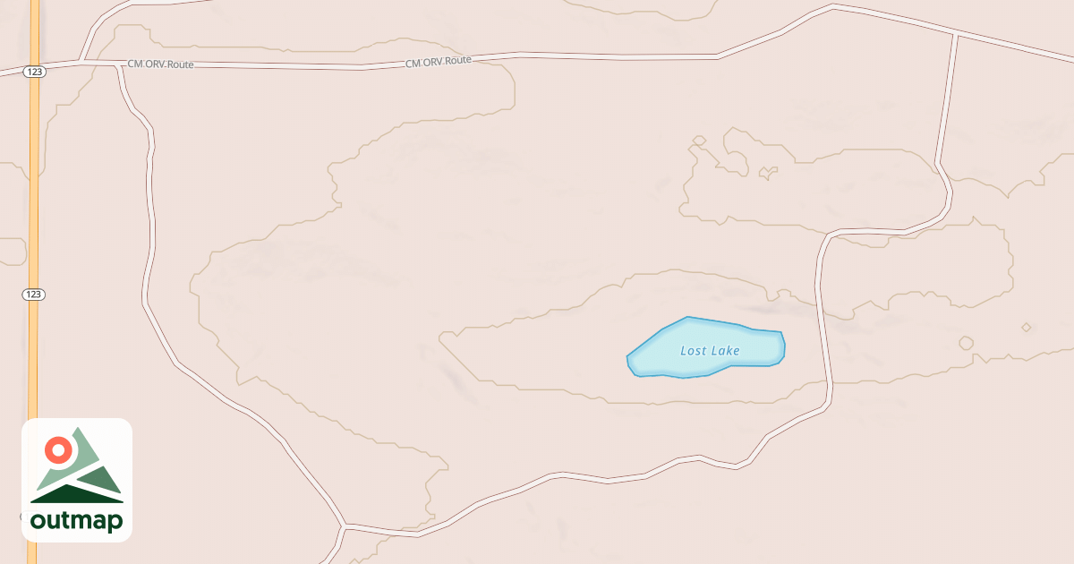 Map of LOST LAKE