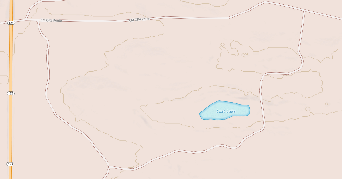 Map preview of LOST LAKE