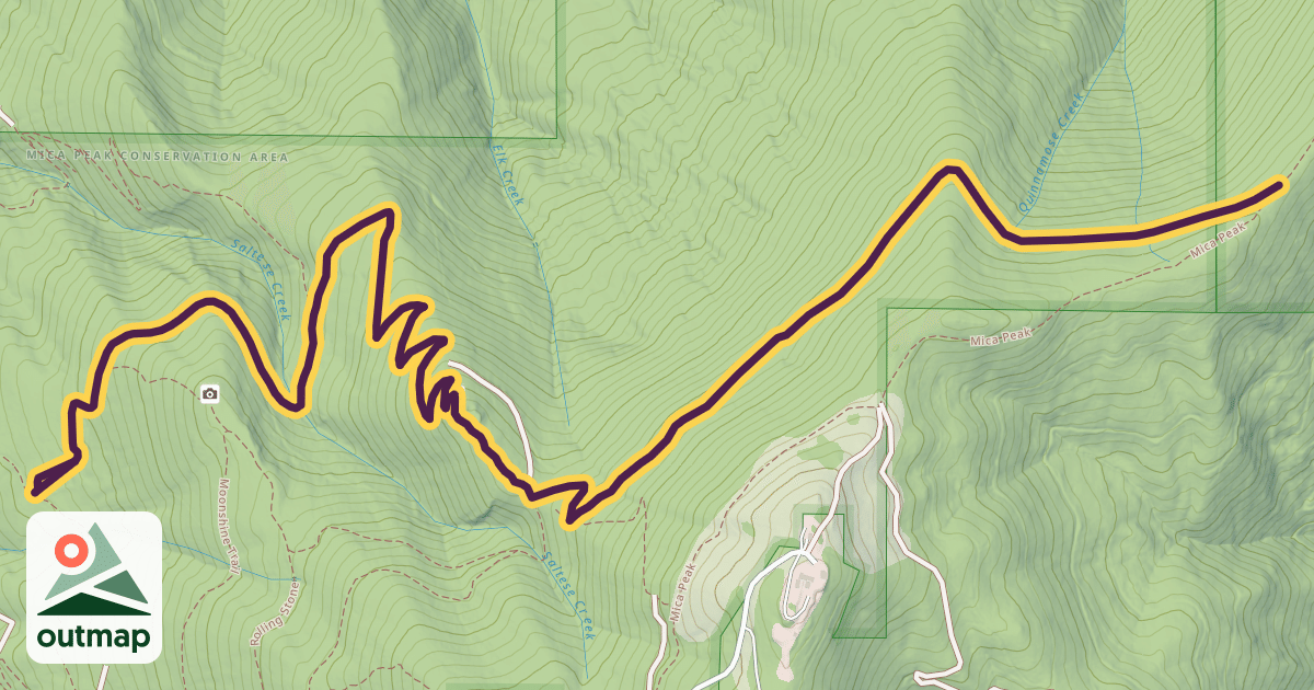 Map of California Creek Trail