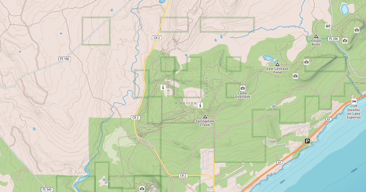 Map preview of LEVEAUX SNOWMOBILE