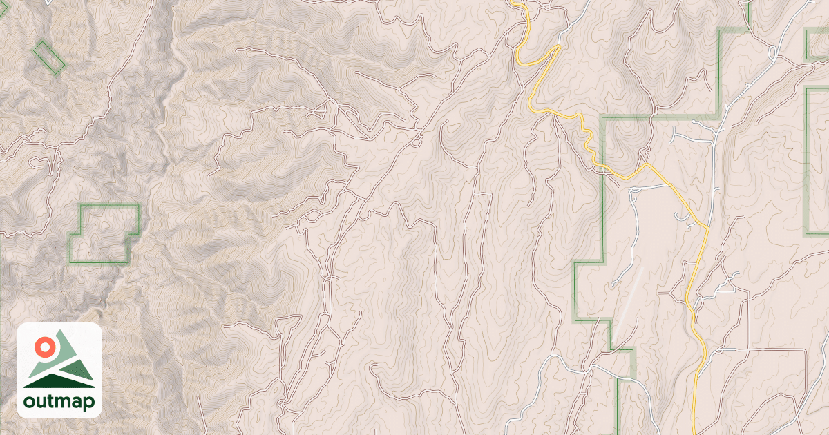 Map of FLAT CREEK