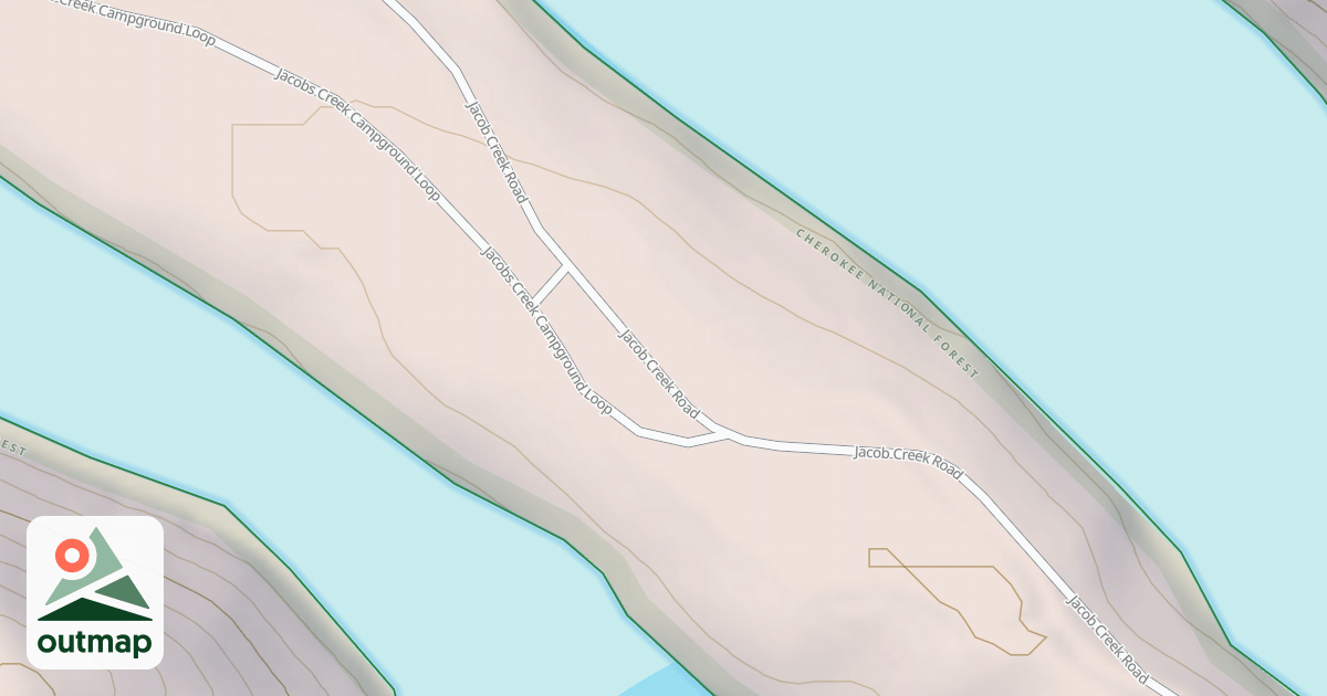 Map of JACOBS CR.REC.LOOP B
