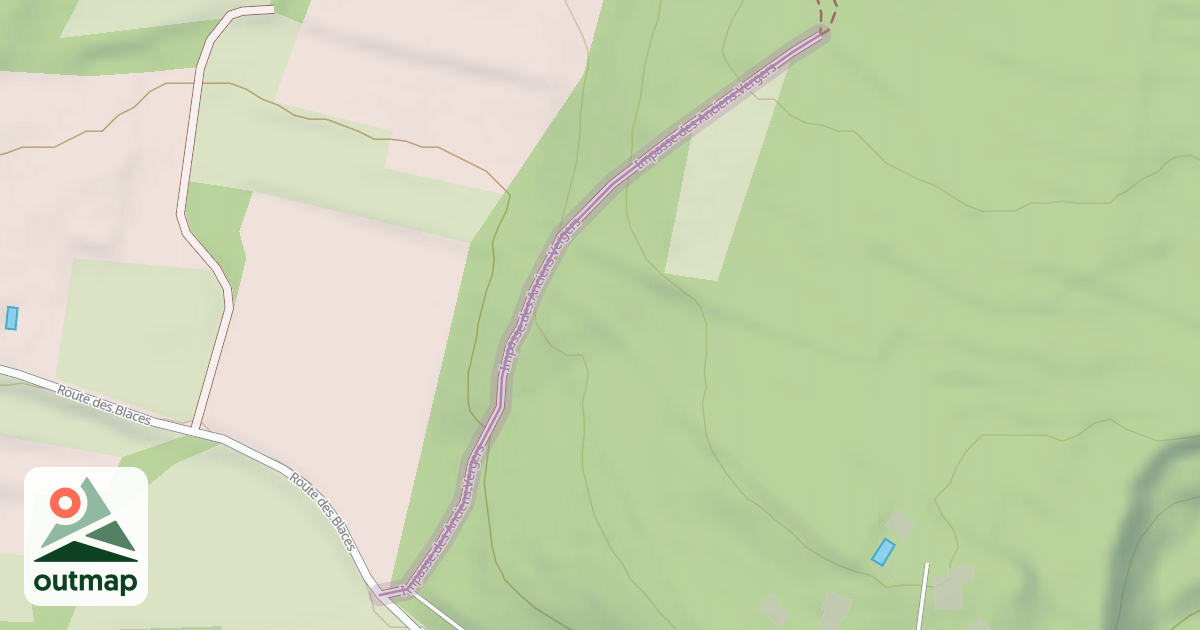 Map of Impasse des Anciens Vergers