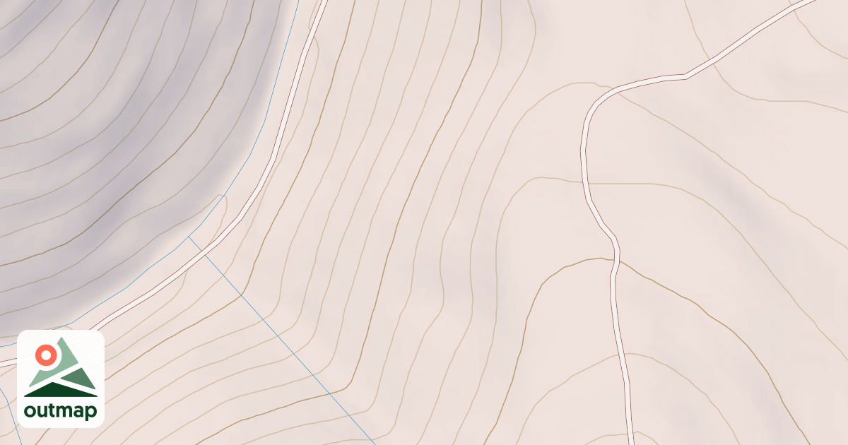 Map of DIAZ FLAT SPUR