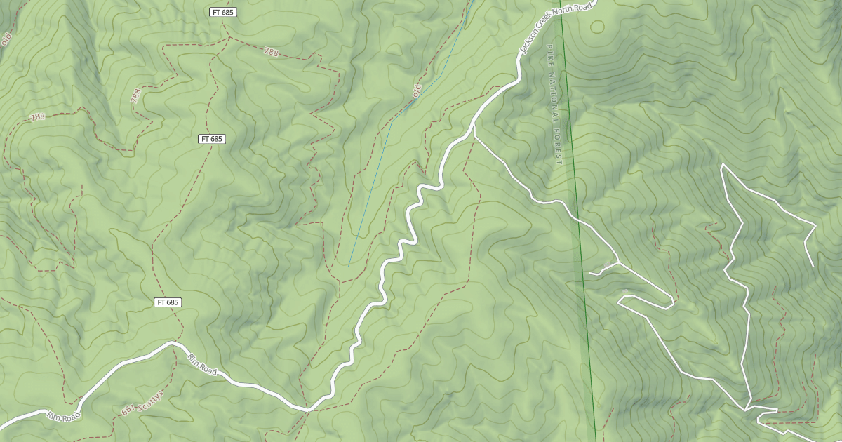 Map preview of JACKSON CREEK NORTH