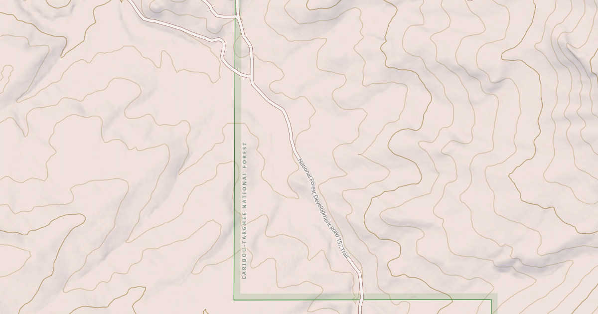 Map preview of PETERSON CREEK