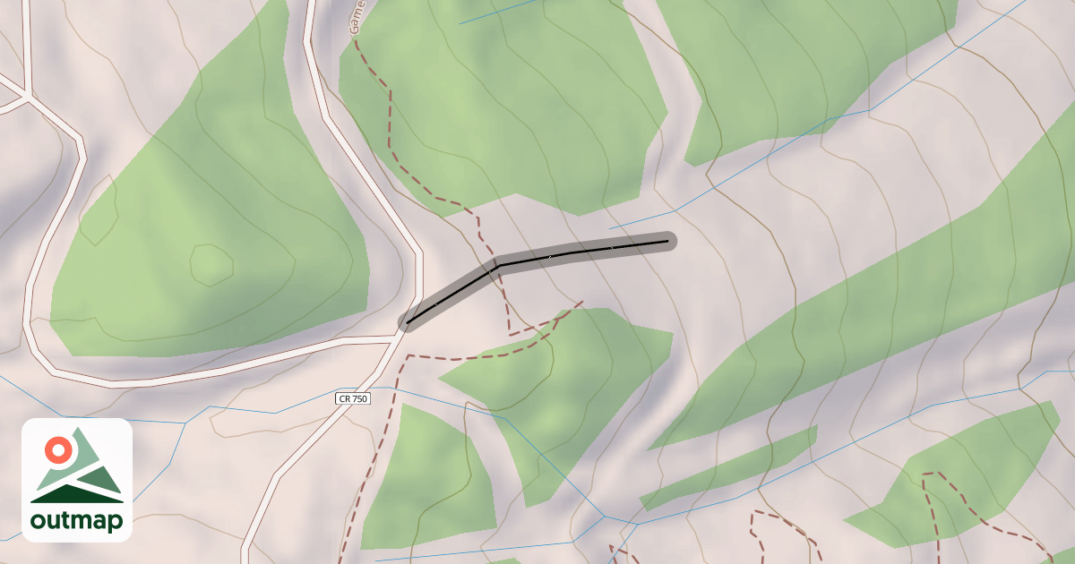 Map of Duke's Run